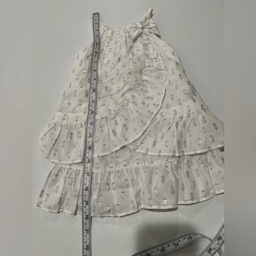 JANIE AND JACK strap dress with bow on the side size 18-24 months